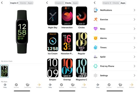 fitbit inspire 3 watch faces